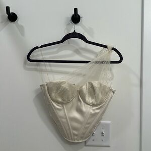 House of cb white corset